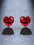 Love Zircon Crystal Earrings