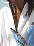Loosen Butterfly Casual Long Sleeve Woven Dress