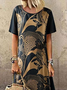 Casual Short Sleeve Summer Printed Dresses for Women