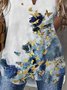 Short Sleeve V Neck Plus Size Casual Tops