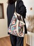 Woven Ethnic Style Large Capacity Tote Bag Shoulder Bag