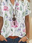 Floral Short Sleeve Tops
