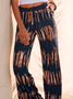 casual printed trousers