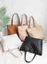 Women's Simple Large Capacity Shoulder Bag Tote Bag