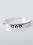 DAD Father's Day Lettering Ring
