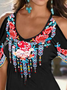 Casual Tribal Jersey Tops