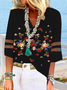 Casual V Neck Tops