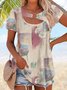 Casual Floral Loose T-Shirt