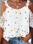 Short sleeve Butterfly Casual Tops