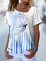 Butterfly Short sleeve Casual T-Shirt