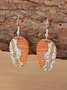 Ethnic Stripe Stitching Geometric Earrings Everyday Vintage Jewelry
