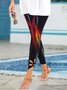 Abstract Casual Leggings