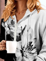 Long Sleeve Floral Hoodies Sweatshirt