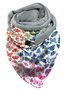 Gradient Butterfly Print Triangle Scarf Autumn/Winter Warmth