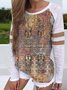 Ethnic Jersey Casual T-Shirt