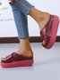 Vintage Platform Slipper Sandals