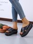 Vintage Platform Slipper Sandals