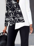 V Neck Loose Casual Top