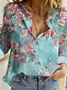 Long sleeve Casual Floral Blouse