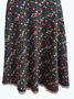 Floral Loose Jersey Skirt