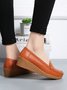 Solid Color Casual Simple Loafers