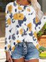 Loose Casual Floral T-Shirt