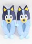 Dog Winter Party Flat Heel Closed Toe Fabric Fabric Hot List Toe-covered Slippers Living Room Slippers for Women