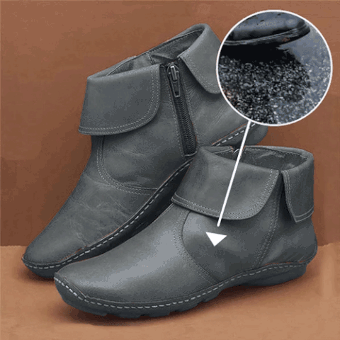 Women Casual Plain All Season Zipper PU Best Sell Pu Rubber Classic Boots Boots