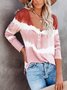 Casual Abstract Autumn Lightweight Loose Best Sell Long sleeve Regular H-Line T-shirt for Women
