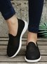 Women Plain Sports All Season Breathable Daily Slip On Flat Heel Mesh Fabric EVA Sneakers