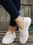 Women Plain Sports All Season Breathable Daily Slip On Flat Heel Mesh Fabric EVA Sneakers