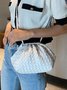 Braided Cloud Bag Crinkled Shoulder Crossbody Bag