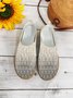Ethnic Print Lightweight Soft Sole Breathable Flat Canvas Casual Shoes