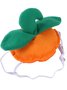 Funny Pet Headwear Dog Cat Halloween Hat Green Leaf Pumpkin Headgear