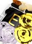 32pcs Hot Stamping Retirement Birthday Banner Spiral Charm Paper Flower Fragment Balloon Charm Party Set