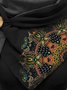 Casual ethnic pattern totem print triangle scarf Autumn Winter Warm scarf