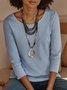 Loose Crew Neck Casual T-Shirt