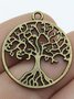DIY Tree of Life Pattern Pendants Bracelets Necklaces Jewelry Accessories Thanksgiving Christmas Gifts