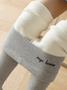 Casual Warmth Fleece Leggings