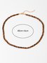 Ethnic Style Natural Agate Beaded Long Sweater Chain Dress Jewelry