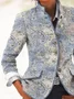 Regular Fit Paisley Boho Blazer