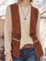 Tradition Told Plain Casual Vest