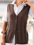 Women's Casual Knitted Vest