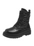 Down Panel Thermal Biker Boots