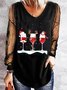 Santa Claus Casual Jersey tunic T-Shirt