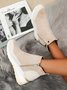 Faux Suede Panel Sports Booties
