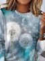 Loose Crew Neck Jersey T-Shirt
