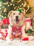 Christmas Plaid Snowflake Pattern Pet Collars Cats Dogs Holiday Decorations Xmas Decoration