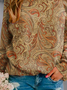 Paisley Long Sleeve Sweatshirt