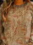 Paisley Long Sleeve Sweatshirt